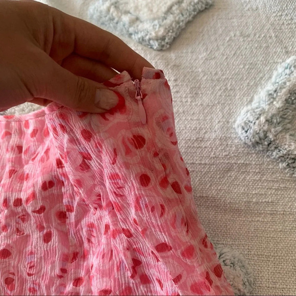 Vintage Y2K Gianni Bini Silk Midi Accordion Skirt - Picture 4 of 8